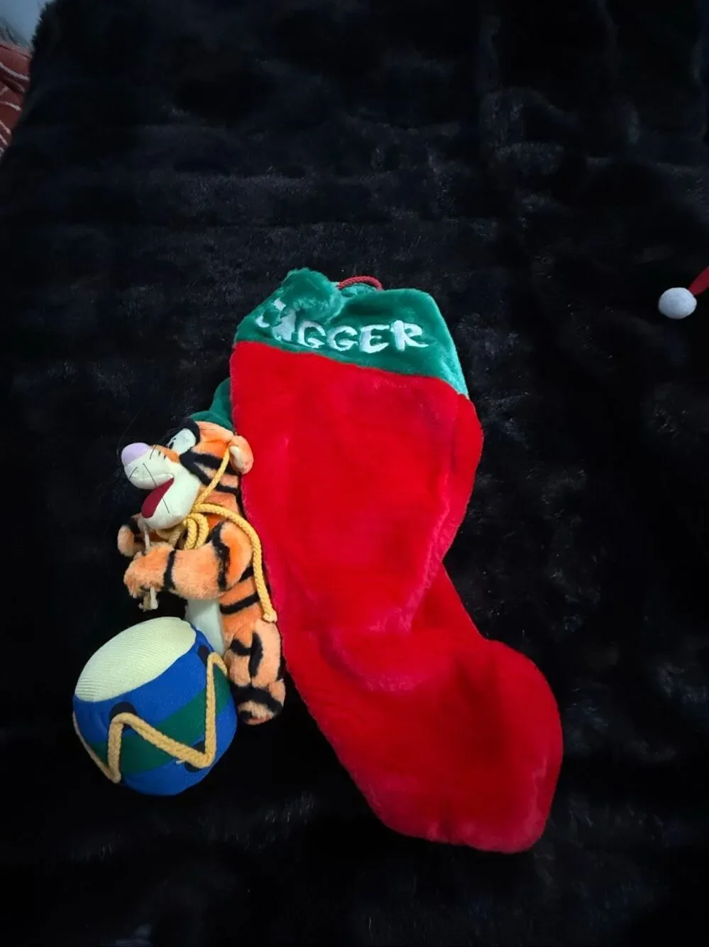 Tigger Winnie the Pooh Christmas Stocking Sock Disney Drummer Tiger Plush